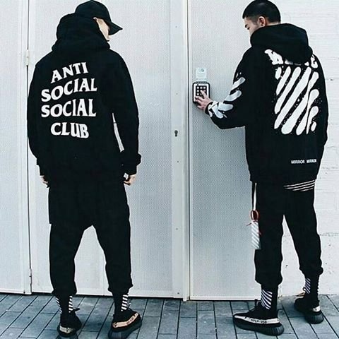 現貨 黑m Anti Social Social Club Mind Games Hoodie ASSC 帽t  黑魂