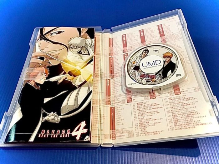 ❅鴕鳥電玩❅PSP BLEACH 死神 炙熱之魂 4 日版正品 懷舊遊戲