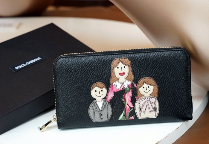 Dolce & Gabbana Family zip around wallet 我愛媽咪 拉鍊長夾