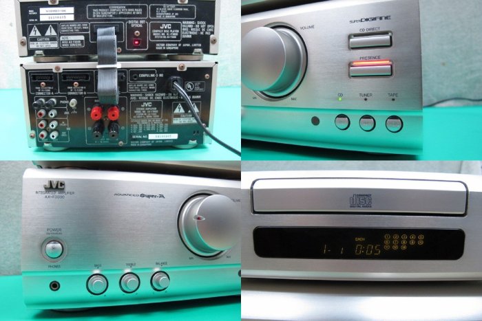 JVC 微型播放機+擴大機 CD PLAYER 音響組 非DENON YAMAHA JBL Nakamichi