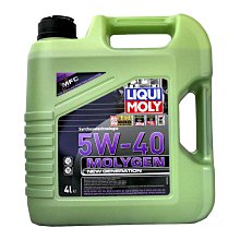 【易油網】【缺貨】LIQUI MOLY 5W40 MOLYGEN 4L液態鉬 機油 #8578