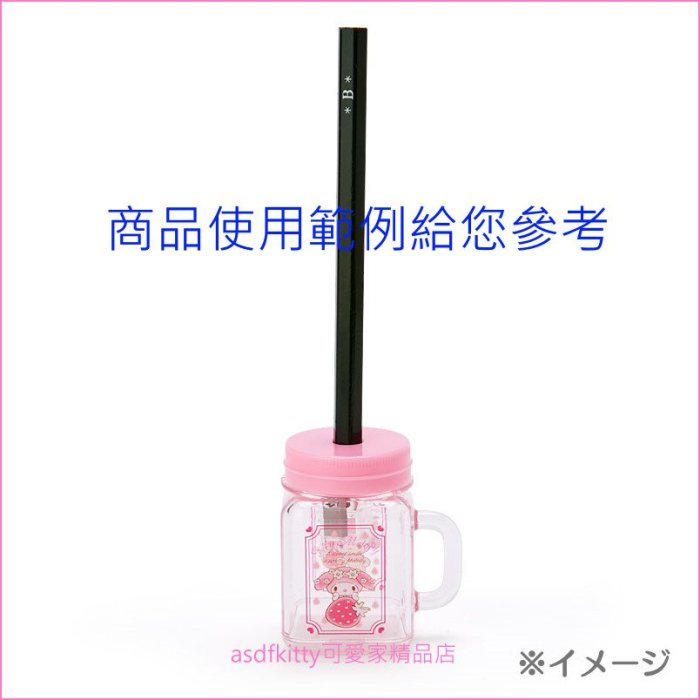 asdfkitty*美樂蒂梅森杯造型迷你削鉛筆器-日本正版商品