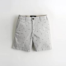 【HOLLISTER Co.】【HCO】HC男款休閒短褲滿小鷗灰 F03210928-09