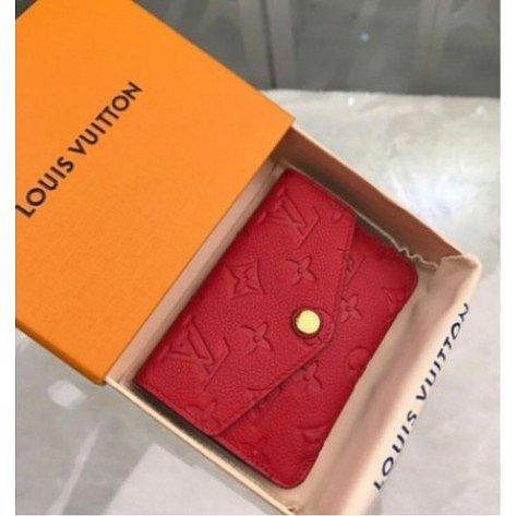 Louis Vuitton LV M60633 黑色 壓紋 鑰匙零錢包 M62017海軍藍 M60634紅色 現