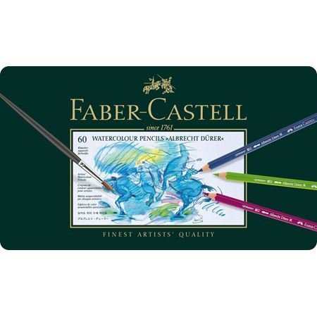 德國 輝柏 Faber-Castell 60色 水彩色鉛筆 鐵盒裝【117560】