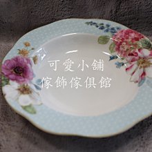 （台中 可愛小舖）田園鄉村風花朵圖案造型深盤湯盤盤子甜點盤水果盤濃湯餐廳飯店民宿旅館咖啡店甜點店下午茶店居家吃到飽餐館