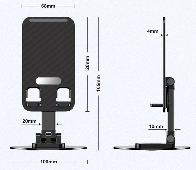 【雜貨鋪】手機支架 金屬底座 可360度旋轉 可調節升降 可折疊支架 桌面手機支架 平板支架 桌面支架 手機架