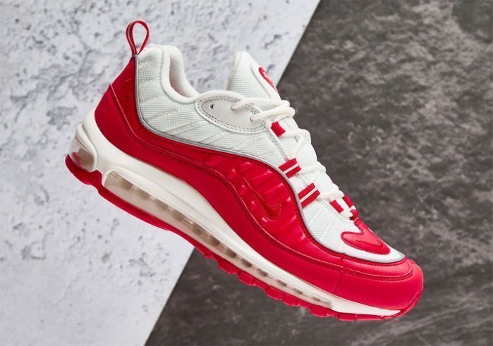 NIKE AIR MAX 98 UNIVERSITY RED 紅白 復古 休閒鞋 男女鞋 640744-602