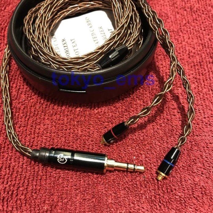 東京快遞耳機館 老忠 MMCX SHURE JVC 8芯6N 冷凍單晶銀、單晶銅混絞 3.5插頭 2.5插頭升級線