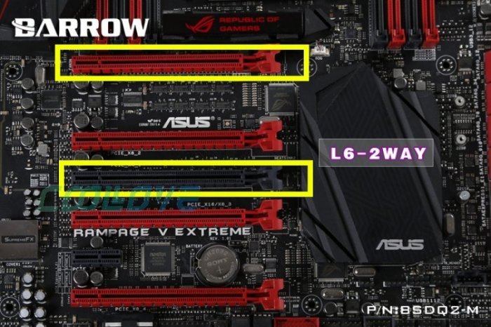 小白的生活工場*Barrow 多顯卡橋接器 內置RGB版 L6-2WAY BSDQ2-M 雙顯卡用