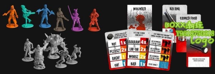 BOxx潮玩~Zombicide Season 1 無盡殺戮第一季 英文原版 店家收藏桌游 包郵