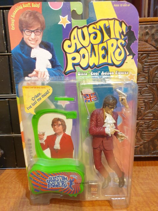 1999 Austin Powers VINTAGE  王牌大間諜 電影~奧斯丁~Mcfarlane麥法蘭