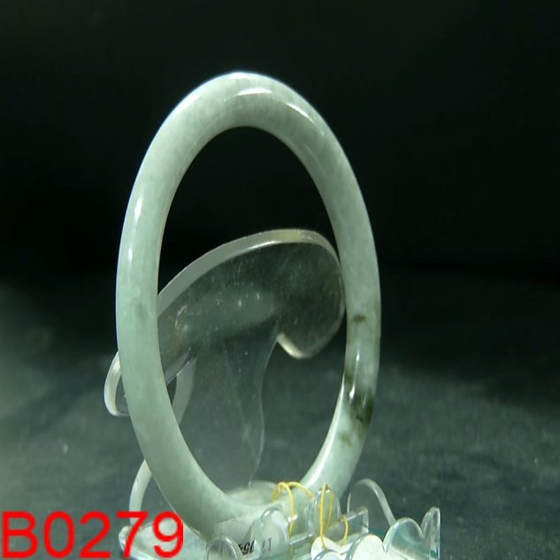 漁滿豐翡翠工藝品 B0279-緬甸翡翠細條美人鐲A貨58.16mm18.6圍(附證書及盒)無扣天然石紋價$500元!