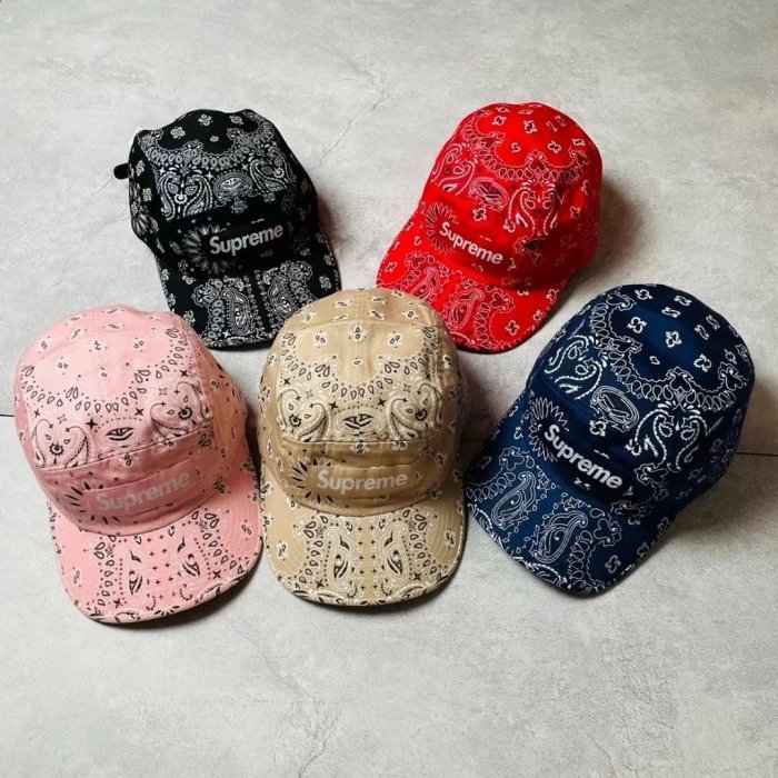 Supreme Bandana Camp Cap | Yahoo奇摩拍賣