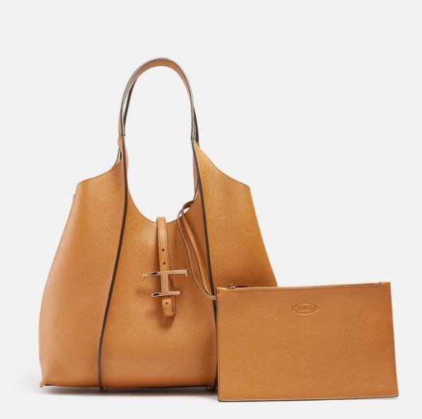 代購Tod's Timeless Grained Leather Tote Bag優雅典雅氣質水桶包托特包