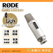 RODE NT2-A 電容式麥克風 公司貨 NT2A 錄音室 錄音 直播 採訪 可調指向電容麥克風 附避震架 防噴罩