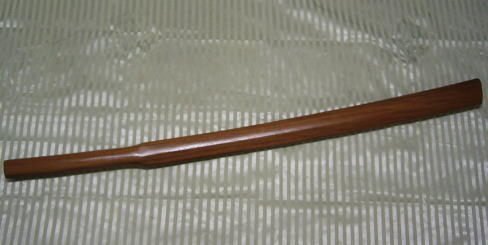 濟武:素振船槳型木刀(特選赤堅木-超重版1350~1500公克全長106cm握柄長26CM)