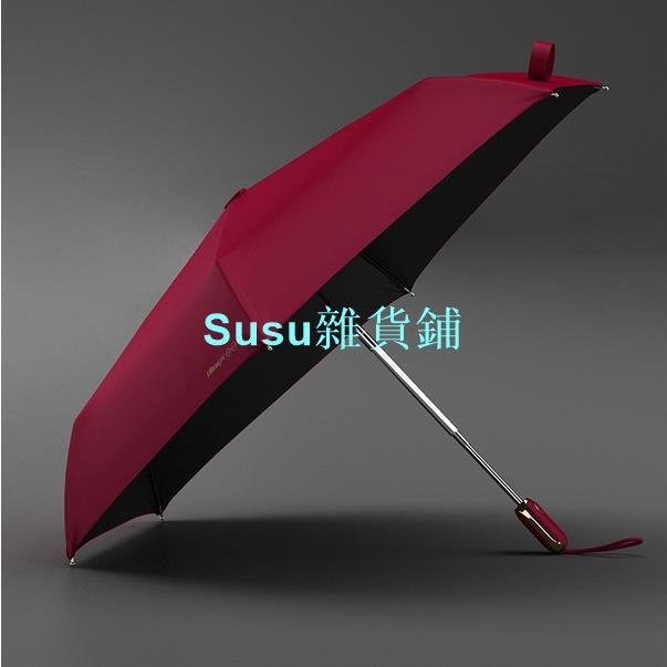 高品質扁形自動傘 小巧便攜 黑膠降溫 防風骨架 防紫外線 太陽傘 晴雨傘 遮陽傘