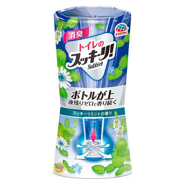 【JPGO】日本製 地球製藥 洗手間.廁所芳香除臭劑 400ml