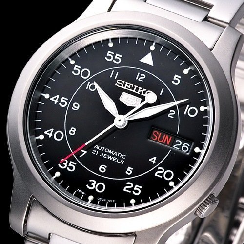 SEIKO WATCH 精工第二代軍用機械鋼帶腕錶 型號：SNK809K1【神梭鐘錶】