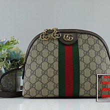 優買二手精品名牌店 GUCCI Ophidia 499621 蔡依林 包 貝殼包復古斜背包肩背包 ALMA 美品II