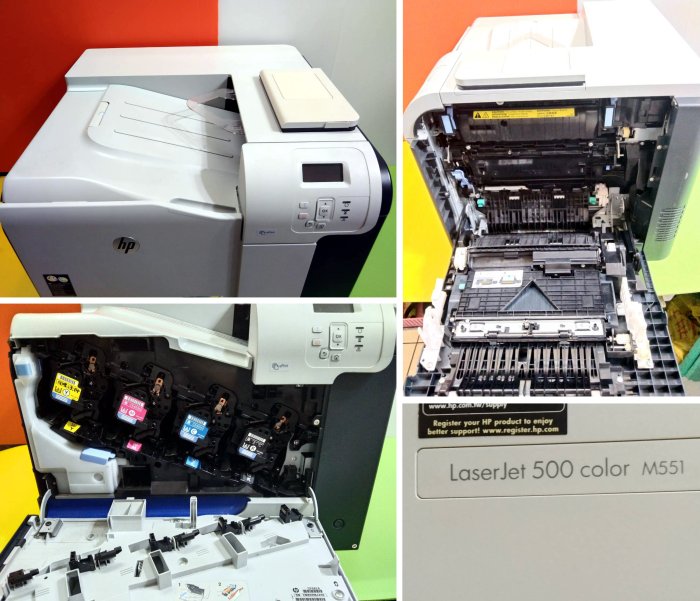 (保固半年）HP Color LaserJet M551dn　(雙面+網路)彩色雷射印表機 02A