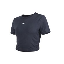 NIKE 女短版休閒短袖T恤(上衣 休閒「FB2874-010」≡排汗專家≡