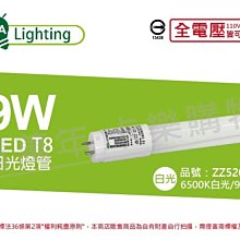 [喜萬年]含稅 長光 LED T8 9W 6500K 白光 CNS 2尺 日光燈管 台灣製造_ZZ520036