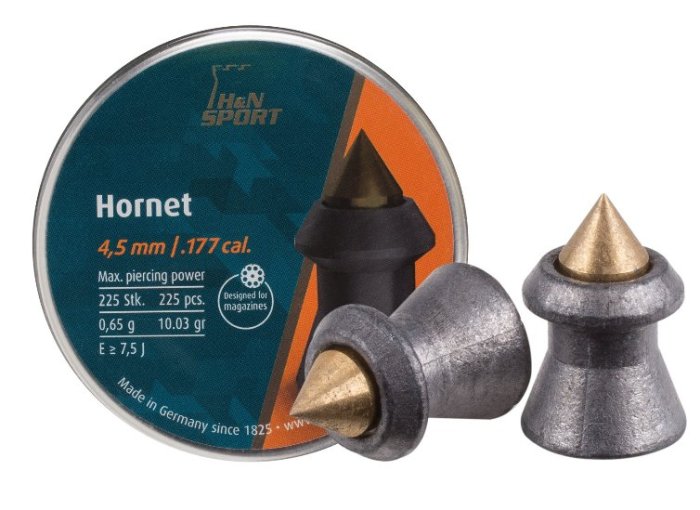 ((( 變色龍 ))) HN 德製 4.5MM Hornet 馬鋒銅尖穿甲彈 鉛彈喇叭彈