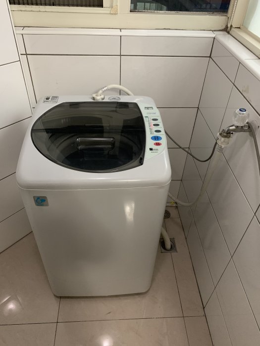新竹二手洗衣機 SANYO 三洋 ASW-87HTB 6.5公斤洗衣機 有維修保固 舊機回收 套房出租 房東最愛
