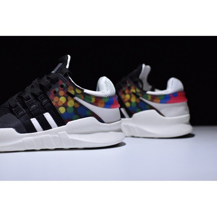 Adidas EQT Support ADV Pride 彩虹 點點 慢跑 男 繽紛 CM7800 黑白