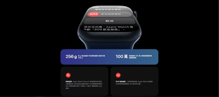 【台中手機館】Apple Watch Series 8 鋁金屬 Wi-Fi 41mm  GPS 運動手錶 智慧手錶