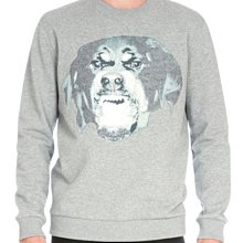 Givenchy 紀梵希 Rottweiler Crewneck Sweatshirt 挪威娜長袖棉 T 灰