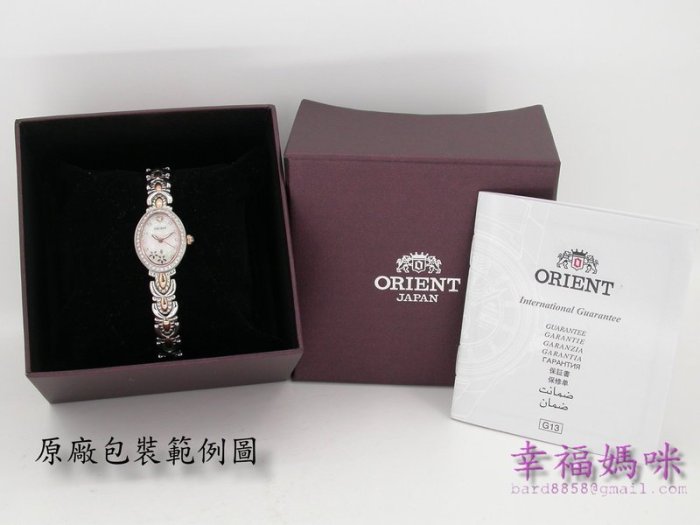 【 幸福媽咪 】ORIENT 東方錶 ELEGANT系列 花漾時光機械腕錶 FAC06004Z_FAC06002W