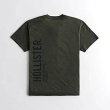 【HOLLISTER Co.】【HCO】HC男短T黑發泡黑直小字綠 F09221007-14