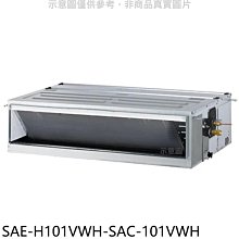 《可議價》SANLUX台灣三洋【SAE-H101VWH-SAC-101VWH】變頻冷暖吊隱式分離式冷氣(含標準安裝)