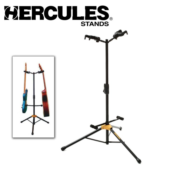 海克力斯 Hercules GS422B PLUS  雙頭展示吉他架