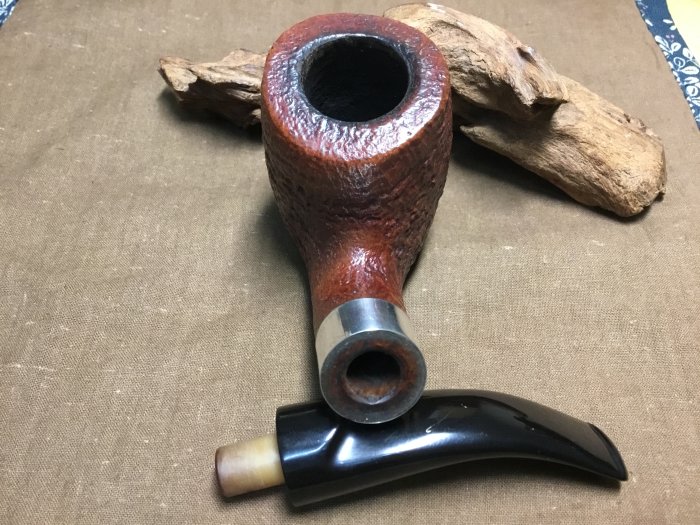 二手 義大利 Savinelli Autograph Sterling Silver 手工煙斗 9mm