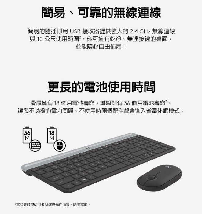 【鳥鵬電腦】logitech 羅技 MK470 纖薄無線鍵盤與滑鼠組合 米白 剪刀腳按鍵 卵石外型滑鼠 珍珠白 公司貨