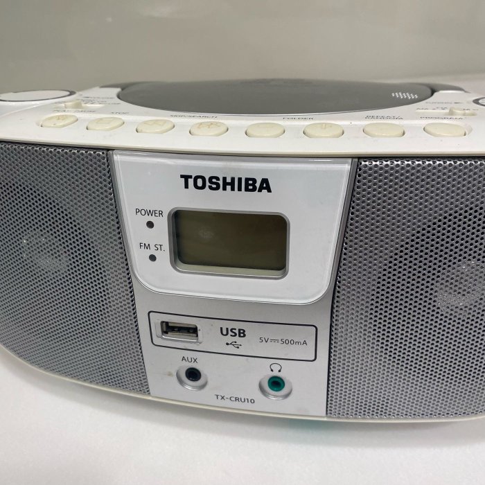 TOSHIBA 東芝 手提式 mp4 usb CD音響 TX-CRU10