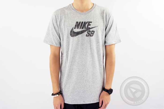 【A-KAY0】NIKE SB ICON DOTS TEE GREY 短T 灰【844107-063】