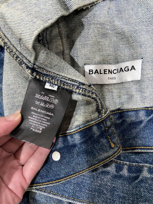 BALENCIAGA拼接Over size牛仔外套kiito Vanessa clane todayful IENA