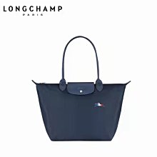 法國正品longchamp Le Pliage Collection1899 新款刺繡飛馬長柄水餃包*附購證