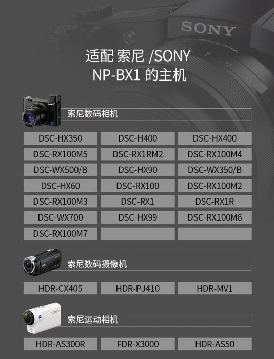 100原廠％NPBX1電池ZV1SONY索尼黑卡RX100M7 M3 M4 M5 M6微單WX350相機RX1R