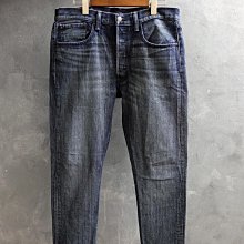 CA 美國品牌 LEVI'S 501 CT 藍色刷紋 排扣 合身版 牛仔褲 32腰 一元起標無底價Q928