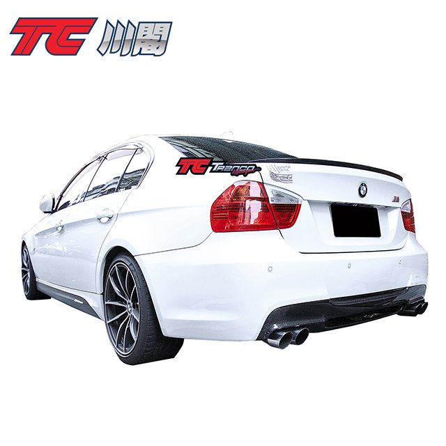 TRANCO 川閣 BMW E90 E90 M3 4D 4門 碳纖維 尾翼 小鴨尾