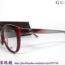 《名家眼鏡》GUCCI 性感微透設計紅色光學膠框GG 3698  IPU【台南成大店 】