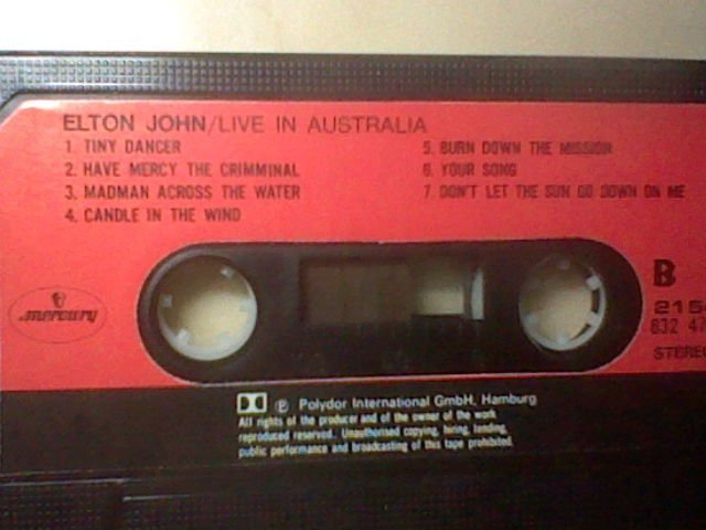 ELTON JOHN艾爾頓.強/澳洲現場演唱會 LIVE IN AUSTRALIA 1987