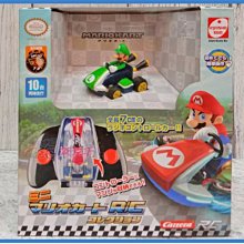 =海神坊=日本空運 MARIO 超級瑪莉兄弟 387847 2.5吋 路易奇 迷你無線遙控車 掌上型遙控賽車時速5公里