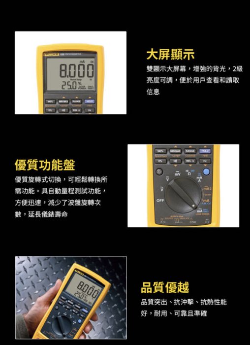 Fluke 789程控萬用電錶